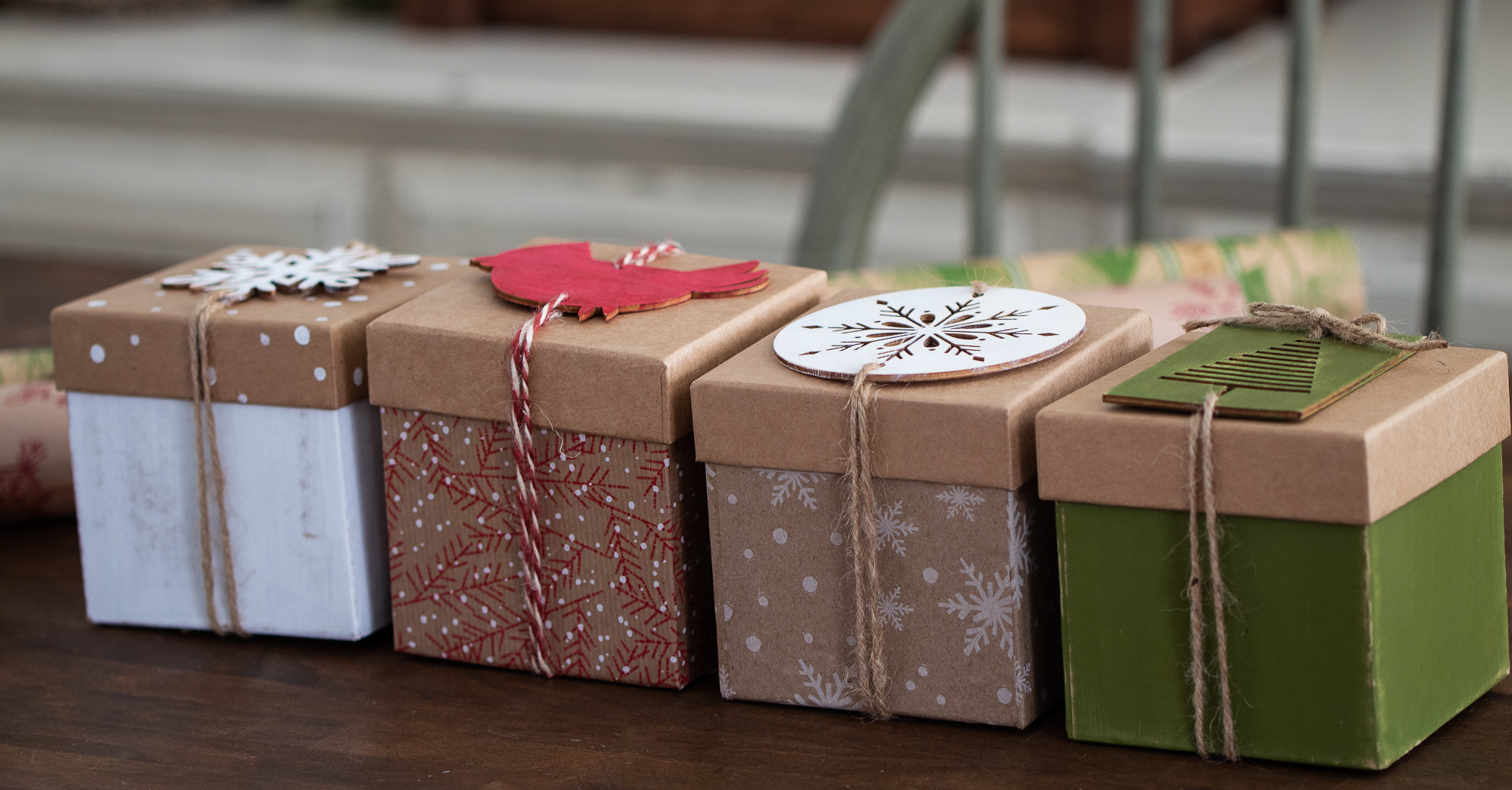 little Christmas boxes